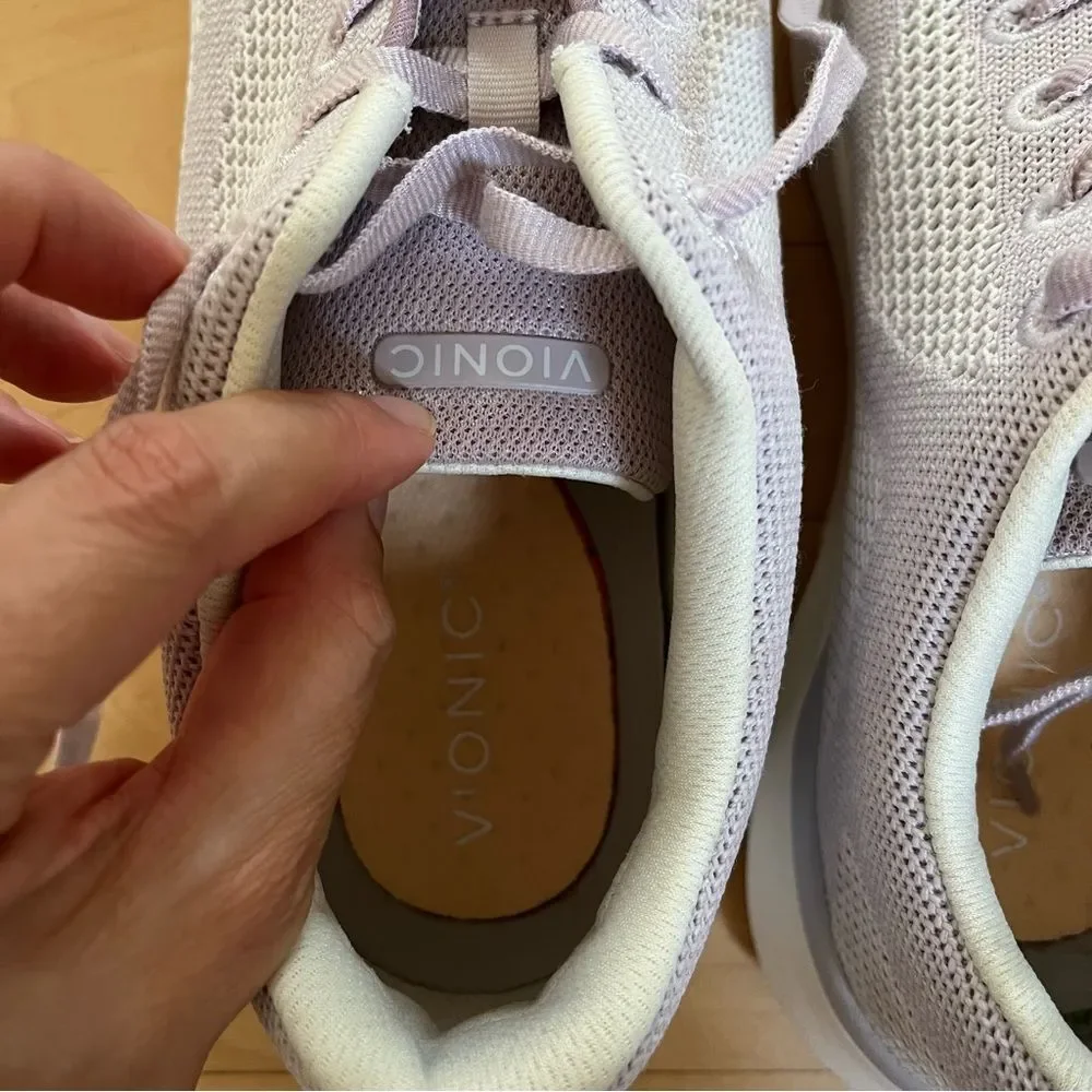 Vionic Arrival Sneaker In Mist Purple/ Cloud Cream 11